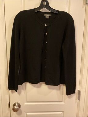 Black Pure Amici Cashmere Cardigan - S